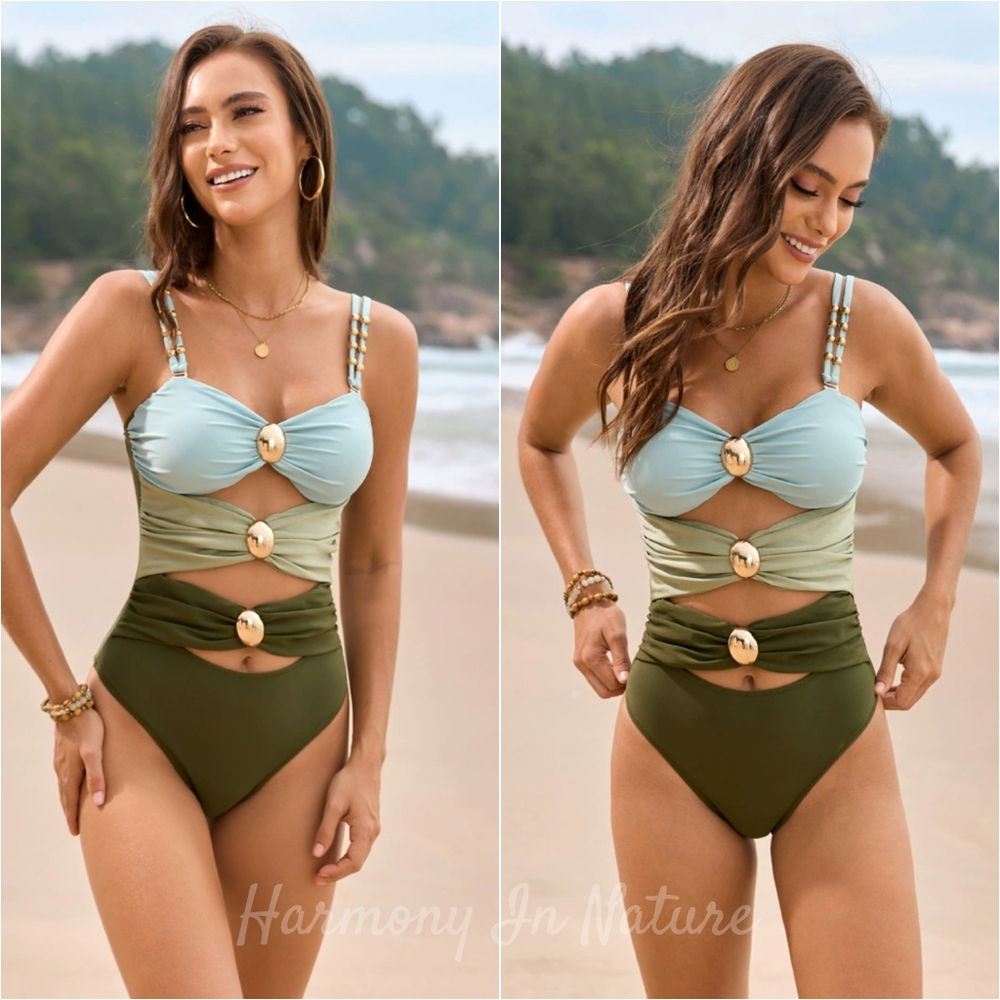 Bold Break Swimsuit - Light Blue